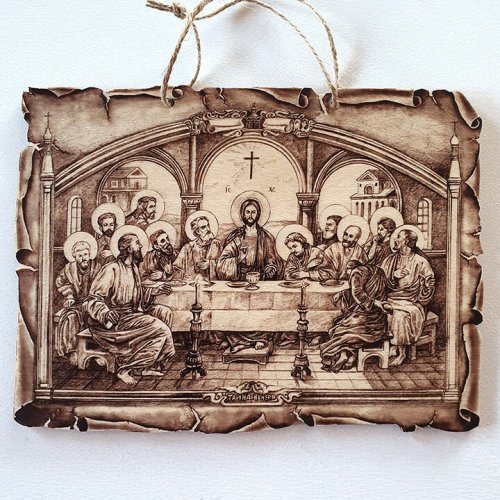 Тайна вечеря сепія магніт