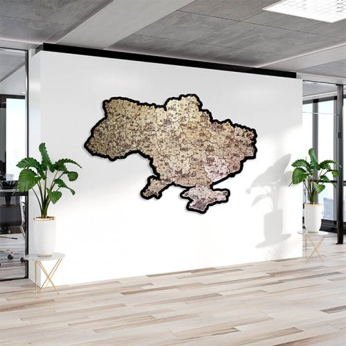 Мапа України деталізовна152*100см