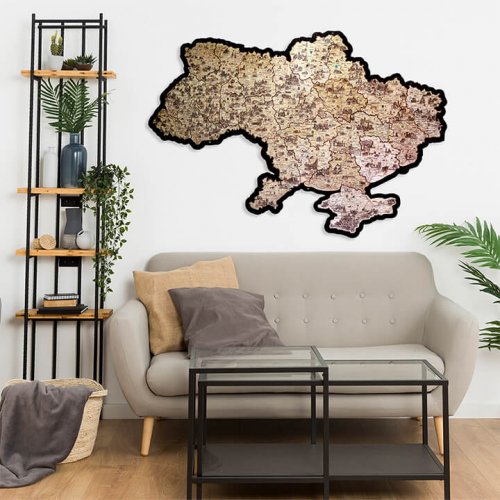 Мапа України деталізовна152*100см