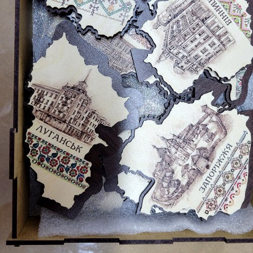 Мапа України пазл 60x40см