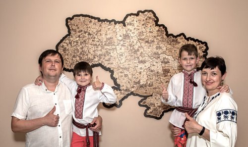 Мапа України деталізовна152*100см